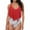 Red, variant on Vedolay Swimsuit Coverup for Women Womens V Neck One Piece Tummy Control Cross Back Swimsuits,Pink XXL