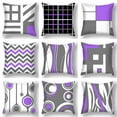 thumbnail image 2 of 2 Pcs Abstract Cushion Cover Geometric Pillow Case Sofa Decorative, 45*45cm #21, 2 of 5