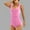 Pink, variant on ITSAME Shapewear Bodysuit for Womens, Tight Fit Sleeveless Buckle Adjustable Tummy Control Jumpuit Purple 2XL