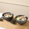 thumbnail image 6 of Stone Lain Valencia 8-Piece Service Bowl and Spoon Set Porcelain, Metallic Grey, 6 of 6