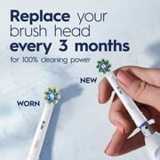 Oral-B Toothbrush, Pro 100 Precision Clean, Battery Power Toothbrush, White