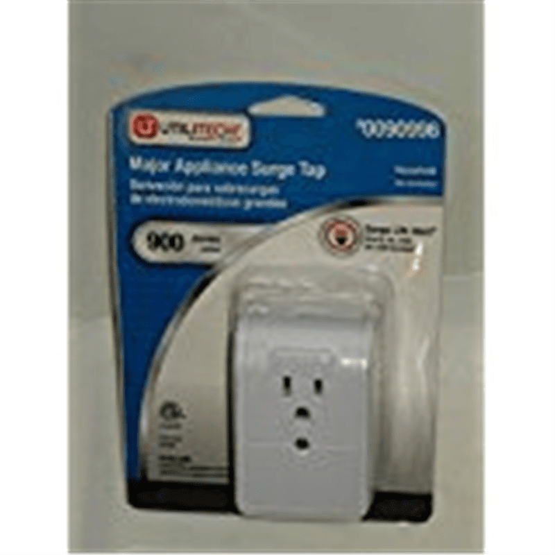 Prime Wire PB802105 1-Outlet Large Appliance Surge Protector with Surge Alarm,White 