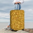thumbnail image 3 of Lsque Gold Glitter Printed Luggage Cover, Travel Luggage Protector,Scratch and Dirt Resistant, Fits 18-32 Inch Luggage - Medium, 3 of 9