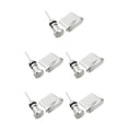 thumbnail image 1 of sweethay Dust Stopper Portable Mini Universal Type-C USB Cover Dock Puerto de carga Teléfono móvil 3.5mm Auricular Flexible Protector de plata Type2 NO2, 1 of 6