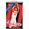 thumbnail image 3 of NBA Atlanta Hawks - Zaccharie Risacher 25 Wall Poster with Magnetic Frame, 22.375" x 34", 3 of 5