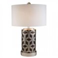 thumbnail image 1 of Benzara BM131447 Nena Lampe de Table Traditionnelle Marron - Argent, 1 of 1