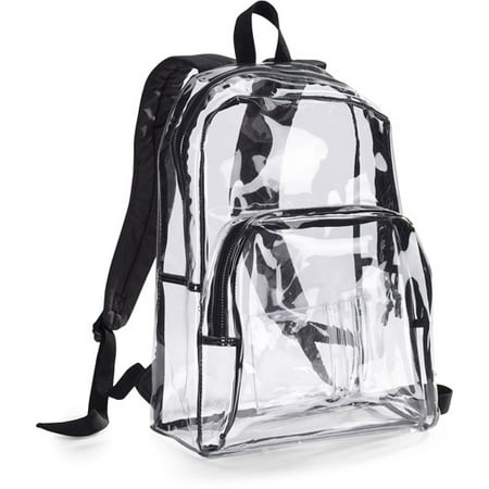 Eastsport 17.5" Clear with Black Trim Backpack