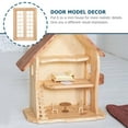 thumbnail image 6 of Miniature Dollhouse Wooden Door for DIY Scene Furniture, 6 of 7