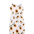 thumbnail image 1 of Women's Sleeveless Spaghetti Strap Floral Print Cami Bodycon Dress, 1 of 5