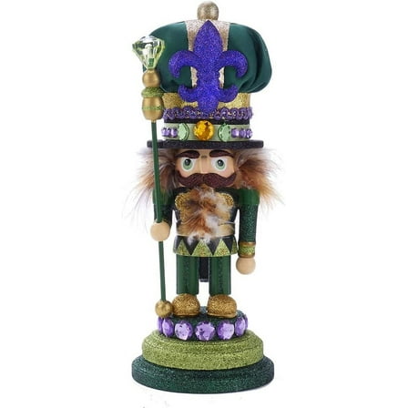 Kurt Adler Kurt S. Adler 12-Inch Hollywood Mardi Gras Nutcracker, Multi