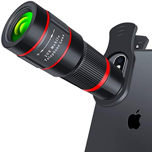 Cell Phone Camera Lens with Clip,20X Long Focus Zoom Telephoto Lens for Smart Phone or Tablet PC. Vbestlife Phone Camera Lens 
