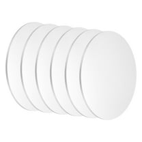 Uxcell 6Pcs Aluminum Disc, 4"(100mm) Diameter 0.06"(1.5mm) Thickness Round Aluminum Sheets 5052 Aluminum Circle Plates for Metal Stamping