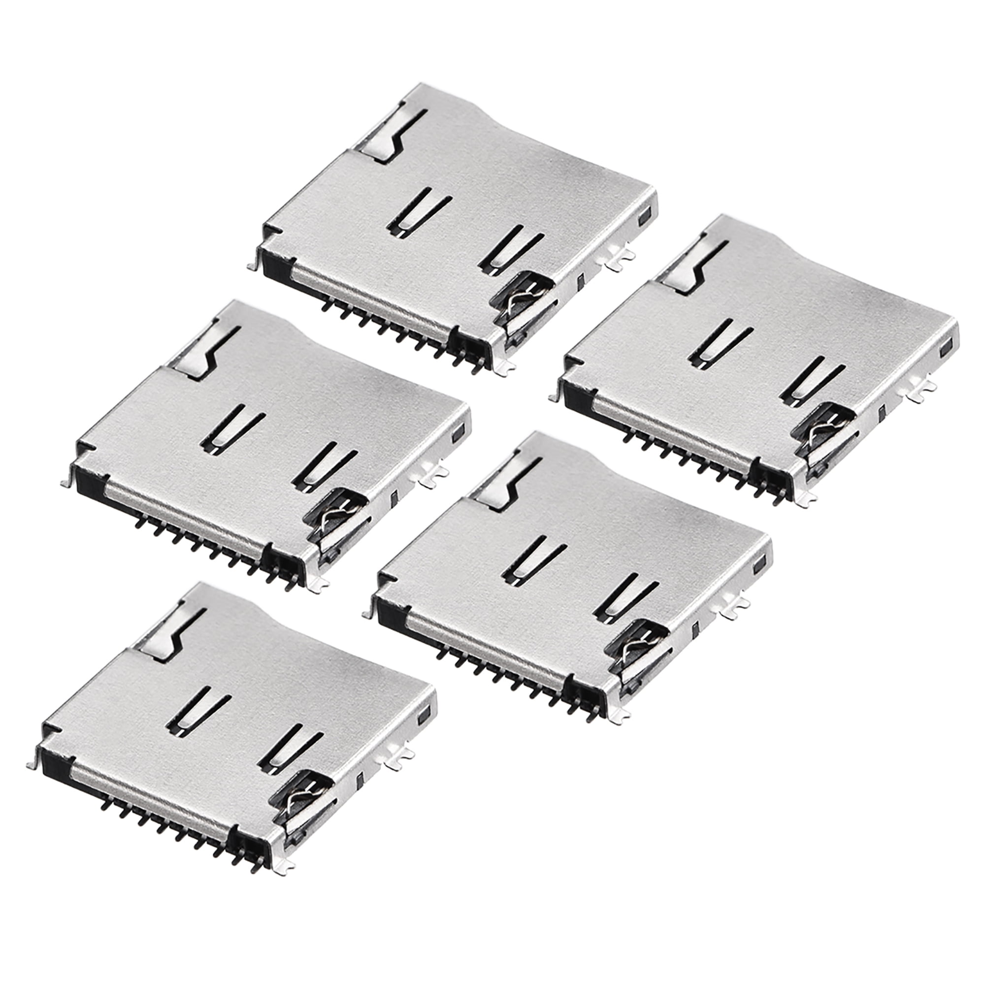 Micro SD (TF) Card Socket Holder SMT SMD Push Type 9 Pin 5pcs Walmart