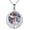 Frog Mushroom Necklace, variant on AOBOCO Abalone Necklace 925 Sterling Silver Satanic Sulfur Cross Viking Rune Sun Wave Pendant Ocean Jewelry Gift for Women Friends
