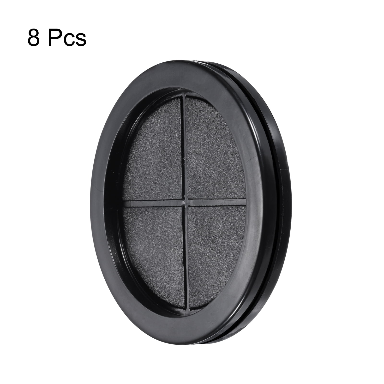 Rubber Grommet Round Double-Sided Mount Dia 120 mm ID 110 mm for Wire Protection Pack of 8