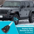 thumbnail image 2 of Llavero de coche con entrada remota sin llave, 315 Mhz, para Jeep Wrangler, 2 of 7