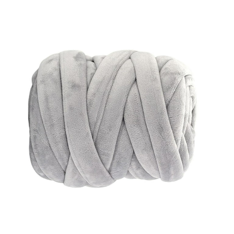 250g Super Thick Chunky Yarn Soft Cotton Tube Yarn DIY Wool Core Spun Knit  Blanket Core