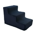 thumbnail image 1 of Dog Stairs Pet Step Ramp Multifunctional Lightweight Puppy Ramp Detachable Cover L 3 Step Dark BLue, 1 of 9