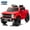 Red, variant on Ford F150 Electric Car for Kids, 12V Ride on Cars Toys for Toddler with Remote Control, Powered Ride on Car with Bluetooth LED Light, Gift for Boys Girls 3-6, Black
