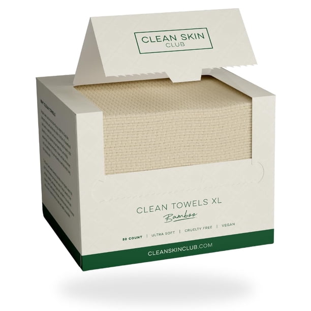 Toallas CLEAN SKIN CLUB Clean Towels XL biodegradables (50 unidades) en caja