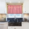 thumbnail image 6 of Coolnut Ice Cream Kitchen Curtains 2 Panels, UV Protected Tier Curtains Half Window Curtains Kitchen Tiers for Guest Room Bathroom Sink Laundry Room Basement,24 x 27 Inch, 6 of 6