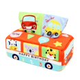 thumbnail image 2 of 2x Caja de pañuelos de peluche para bebés Juguete sensorial para niños Niños recién nacidos, 2 of 9