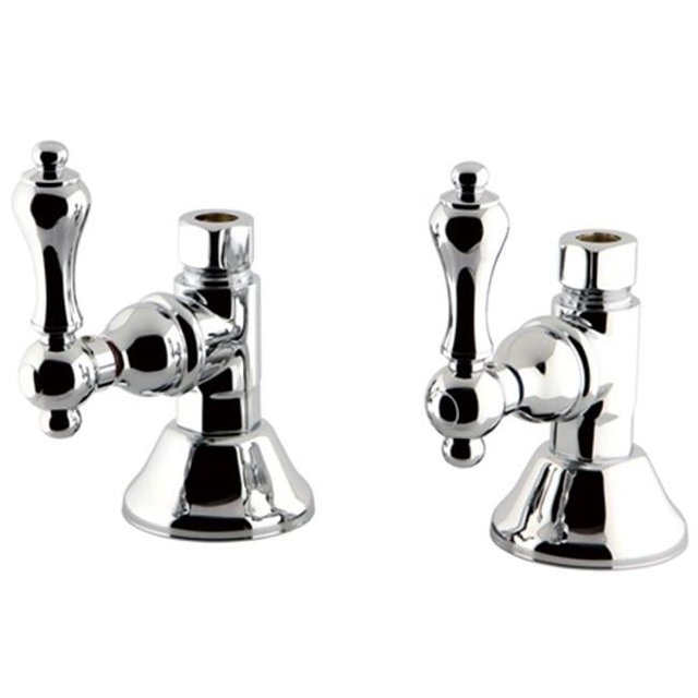 Kingston Brass CCK44151AL Straight Stop Shut-Off Valve, Polished Chrome