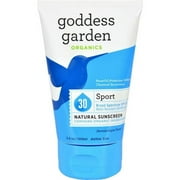 Goddess Garden HG1642180 3.4 oz Sunscreen - Natural Sport SPF 30 Tube
