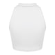 thumbnail image 5 of Blusa corta ajustada sin mangas con botones y cuello en V de Color sólido a la moda para mujer Pompotops  lopia995154, 5 of 9
