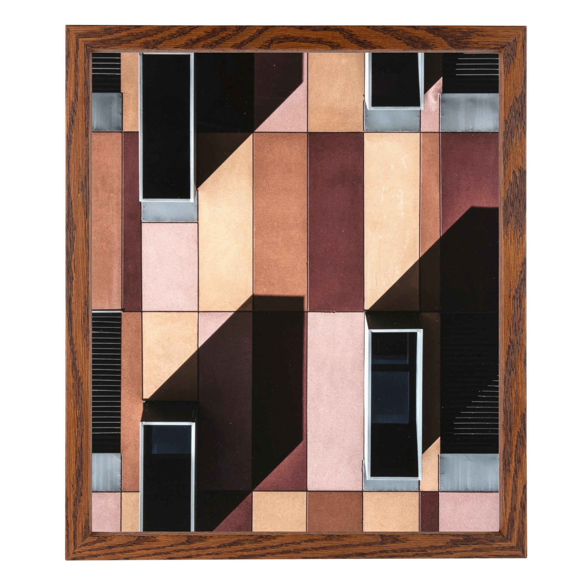 ArtToFrames 18x24 Inch Walnut Picture Frame, This Brown Wood Poster Frame is Great for Your Art or Photos, Comes with 060 Plexi Glass (4215)