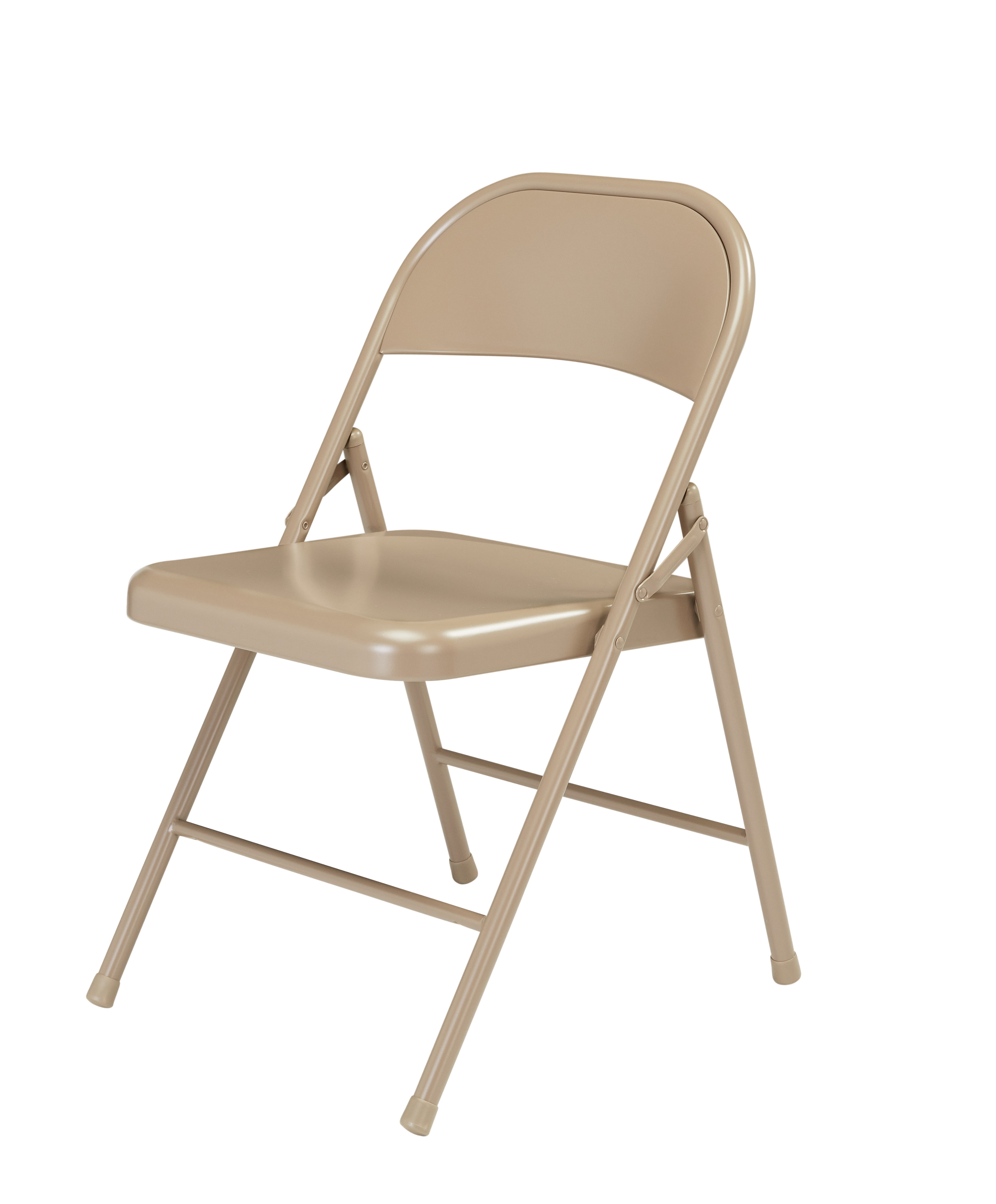 (4 Pack) Commercialine® 900 Series All-Steel Folding Chair, Beige