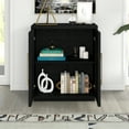 thumbnail image 2 of Evelyn&Zoe Tillman 28" Wide Rectangular Accent Cabinet, Black Grain, 2 of 9