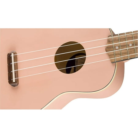 Fender - Venice Soprano 4-String Ukulele - Shell Pink