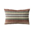 thumbnail image 5 of Plutus Brands Multi-Color Plutus Lanes Stripe Luxury Throw Pillow 26 in x 26in, Double Sided 26" x 26", 5 of 9
