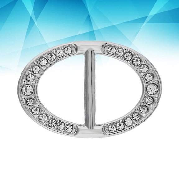 UPKOCH Silver Scarf Ring with Classic Design for Ladies 1Pcs