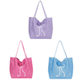 thumbnail image 1 of Bolso Hombro Mujer Arco Tote Moda Lona para Viajes Al Aire Libre Púrpura, 1 of 4