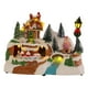 thumbnail image 2 of Caja de música decorativa de resina para mesa, artículo artesanal, regalo de Navidad, decoración navideña de resina con luz, decoración navideña para. Tren giratorio, 2 of 9
