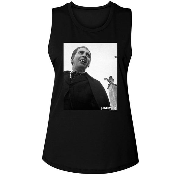 Hammer Horror Dracula Screenshot Black Women's Muscle Tank Top T-Shirt