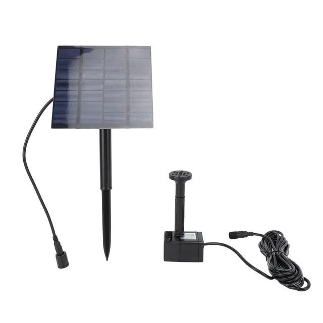Bomba De Fuente De Agua Solar, Kit De Bomba De Agua Solar Chorro De Agua Fuerte Ahorro De Energía Fácil Operación Para Jardín, Patio Trasero, Piscina, Pecera