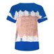 thumbnail image 5 of Blusas para las Mujeres Casual Impreso Cuello Redondo Manga Corta Camiseta Top, Tops Cortos para las Mujeres Primavera Verano, 5 of 5