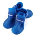 thumbnail image 1 of Dog Candy Colors Boots Waterproof Rubber Pet Rain Shoes Booties L, 1 of 8