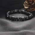 thumbnail image 3 of SUSHANG Magnetic Bead Bracelet 8Mm Round Black Stone Bracelet for Women Men, 3 of 3