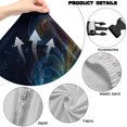 thumbnail image 5 of SEANATIVE Gaming Chair Covers with Zipper Decorative Dustproof Stretch Gamer Chair Cover with Armrest Covers Washable Fabric Non-Slip Office Armchair Slipcover, Butterfly Floral Galaxy, 5 of 7