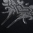 thumbnail image 5 of QHWAUAKFBN T Shirts For Women Trendy Neck Hollow-Out Studded Long Sleeve Tshirts Top, 5 of 6