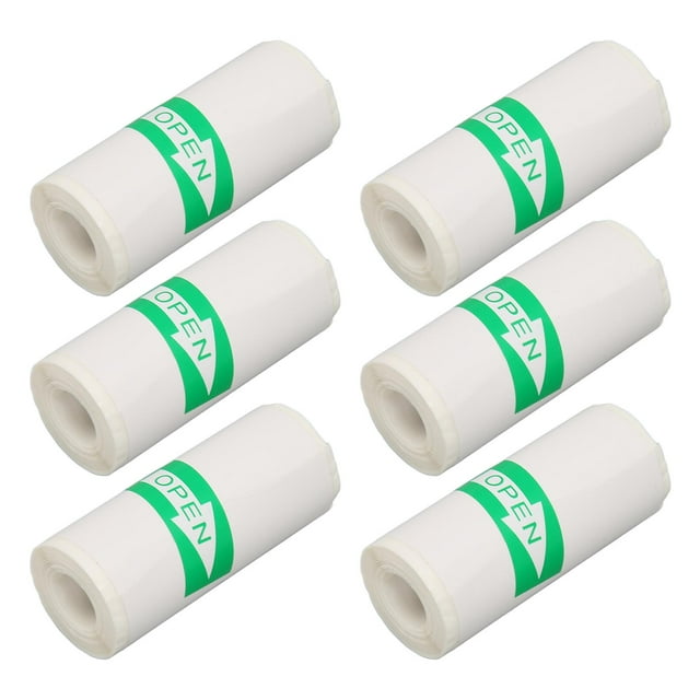 Rollo De Papel Para Impresora Térmica, Rollo De Papel Para Impresora, Impresión Transparente, Autoadhesivo, 20 Piezas Compacto Multiusos Para Impresora Térmica De Bolsillo