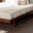 thumbnail image 3 of King Mid Century Modern Solid Wood Platform Bed - Walnut, 3 of 8