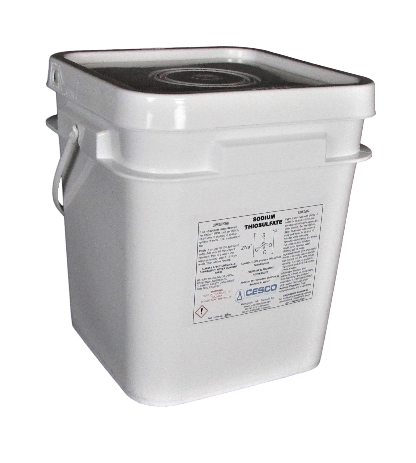 Buy Pool Dechlorinator Sodium Thiosulfate Pentahydrate 25 lbs by Cesco ...