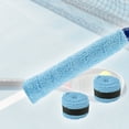 thumbnail image 2 of Unique Bargains 2 Pcs Tennis Racket Grip Tape Towel Tennis Overgrip Tape Sky Blue, 2 of 6