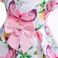 thumbnail image 5 of FLMEI Baby Girls Dress with Bow Flower Girl Dresses Little Fly Sleeve Birthday Party Dress Girls Suitable for Toddler Kids 2-10 Years Old, 5 of 9