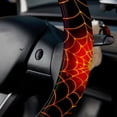 thumbnail image 5 of Halloween Spider Web 14.5 Inch Printing PVC Leather Car Wheel Covers Steering Wheel Cover Auto Accessories, 5 of 6